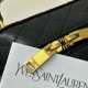 YSL Women's Black Gaby Quilted Leather Bag